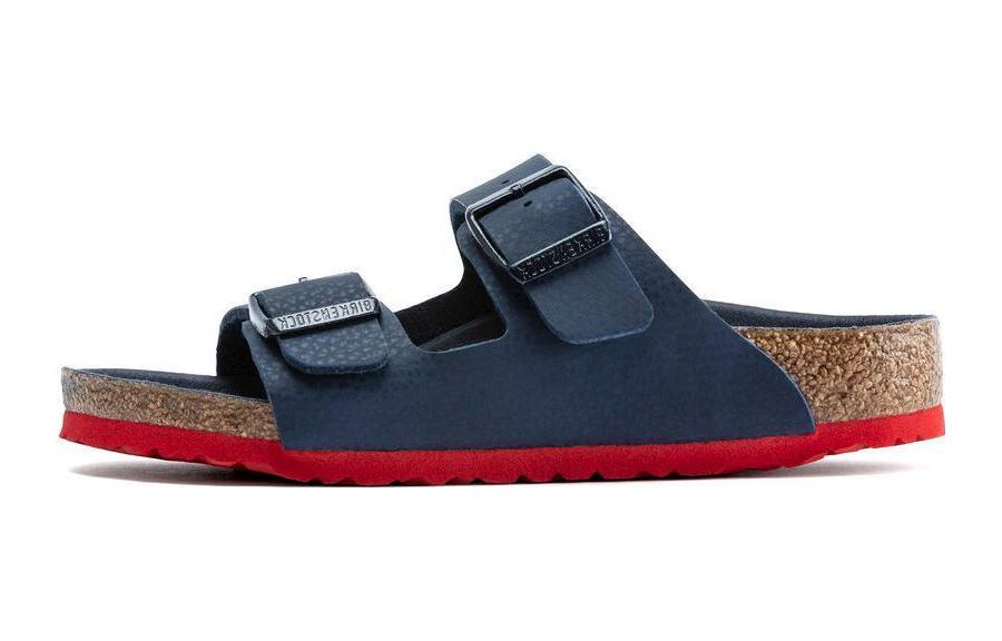 Buy (PS) 버켄스탁 샌들 '블루 레드 버클' 1022202