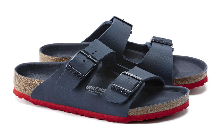 Lookbook (PS) 버켄스탁 샌들 '블루 레드 버클' 1022202