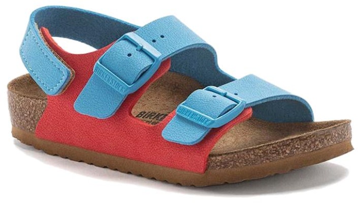 (Preschool) Birkenstock Sandal 'Blue Red Color-Block' 1024366 Order (Preschool) Birkenstock Sandal 'Blue Red Color-Block' 1024366