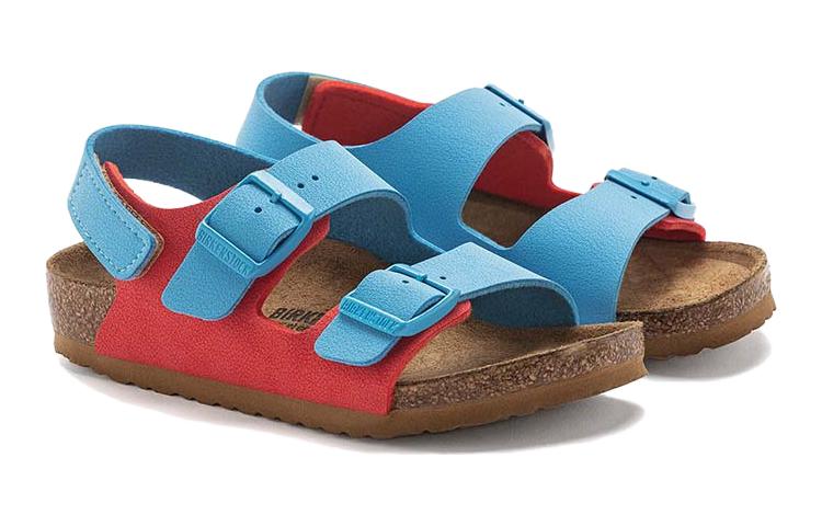 Lookbook (PS) Sandalia Birkenstock 'Bloque de Color Azul Rojo' 1024366
