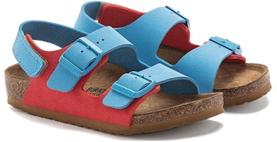 (PS) Sandal Birkenstock 'Blue Red Color-Block'. 1024366 Lookbook (PS) Sandal Birkenstock 'Blue Red Color-Block'. 1024366