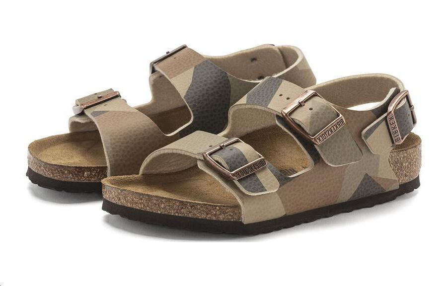 Lookbook (PS) Sandalia Birkenstock 'Edición Estrecha Camuflaje Marrón' 1024759