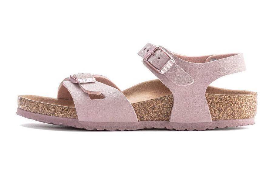 (Preschool) Birkenstock Sandal 'Metallic Buckle Pink' 1023407