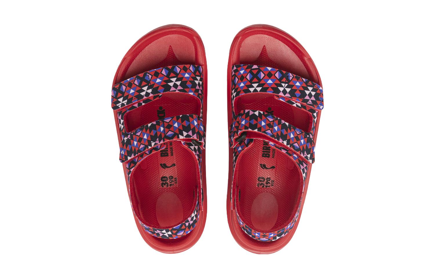 Shop (PS) Birkenstock 魔術貼涼鞋 'Red Magic Tape' 红色款 1023554