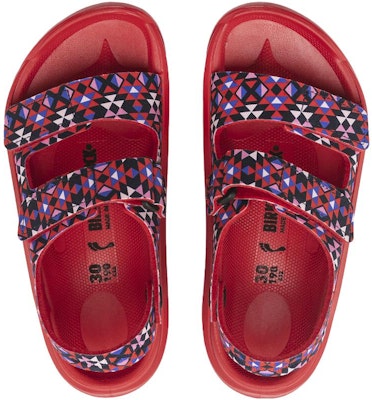 (Preschool) Birkenstock Sandal 'Red Magic Tape' 1023554 Shop (Preschool) Birkenstock Sandal 'Red Magic Tape' 1023554