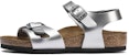 (Preschool) Birkenstock Sandal 'Silver Narrow Edition' 1019201