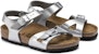 (Preschool) Birkenstock Sandal 'Silver Narrow Edition' 1019201