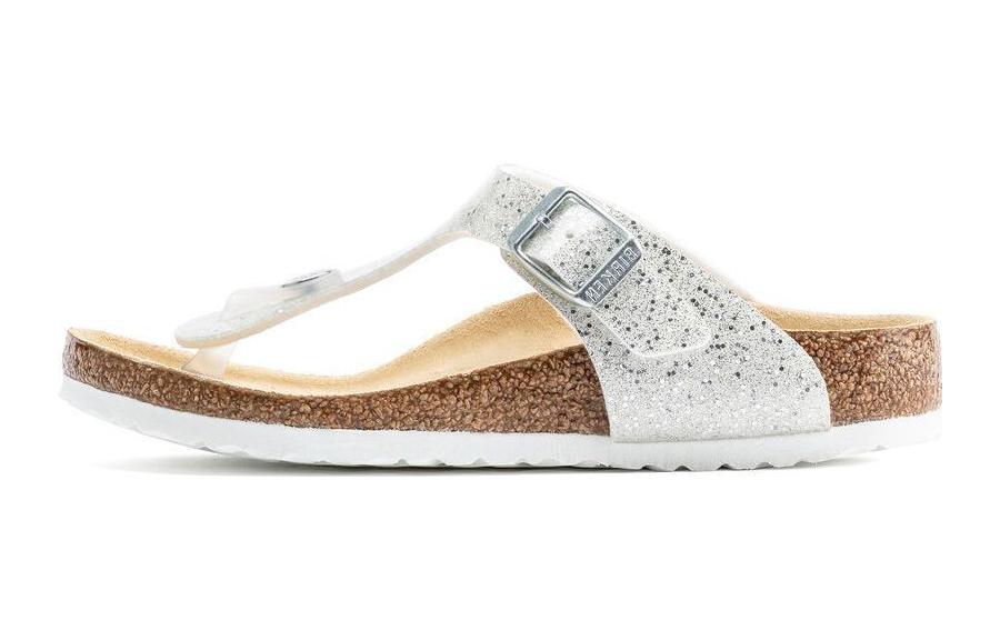 (Preschool) Birkenstock Sandal 'Silver White' 1022168