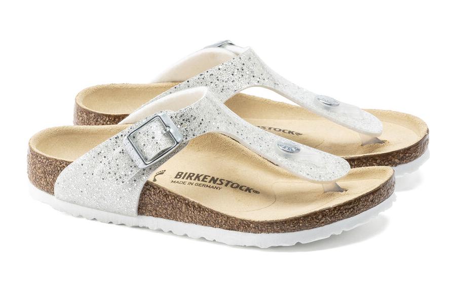 Lookbook (PS) ビルケンシュトック サンダル 'シルバーホワイト' 1022168