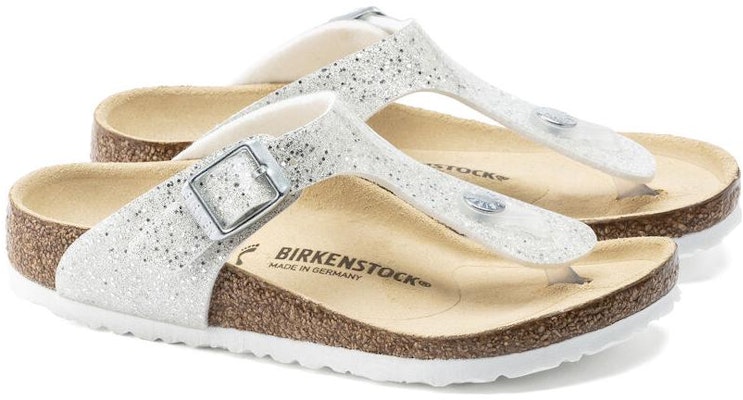 (Preschool) Birkenstock Sandal 'Silver White' 1022168 Lookbook (Preschool) Birkenstock Sandal 'Silver White' 1022168