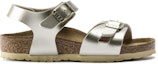Order (Preschool) Birkenstock Sandals 'Metallic Gold Narrow' 1014829