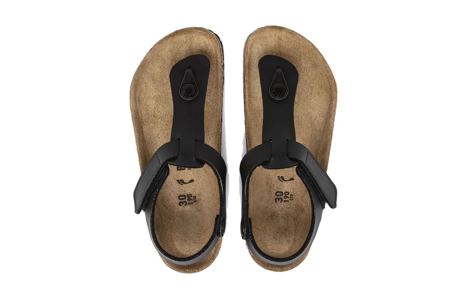 Shop (PS) 勃肯窄版黑色合成皮革舒適涼鞋 1018750