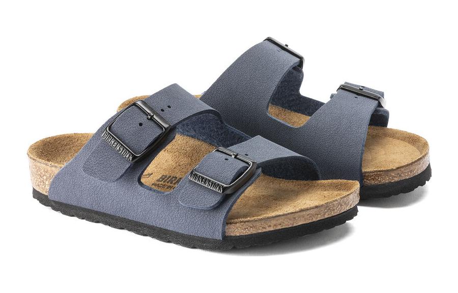 Lookbook (PS) 勃肯窄版凉鞋 '海军蓝' 0552903