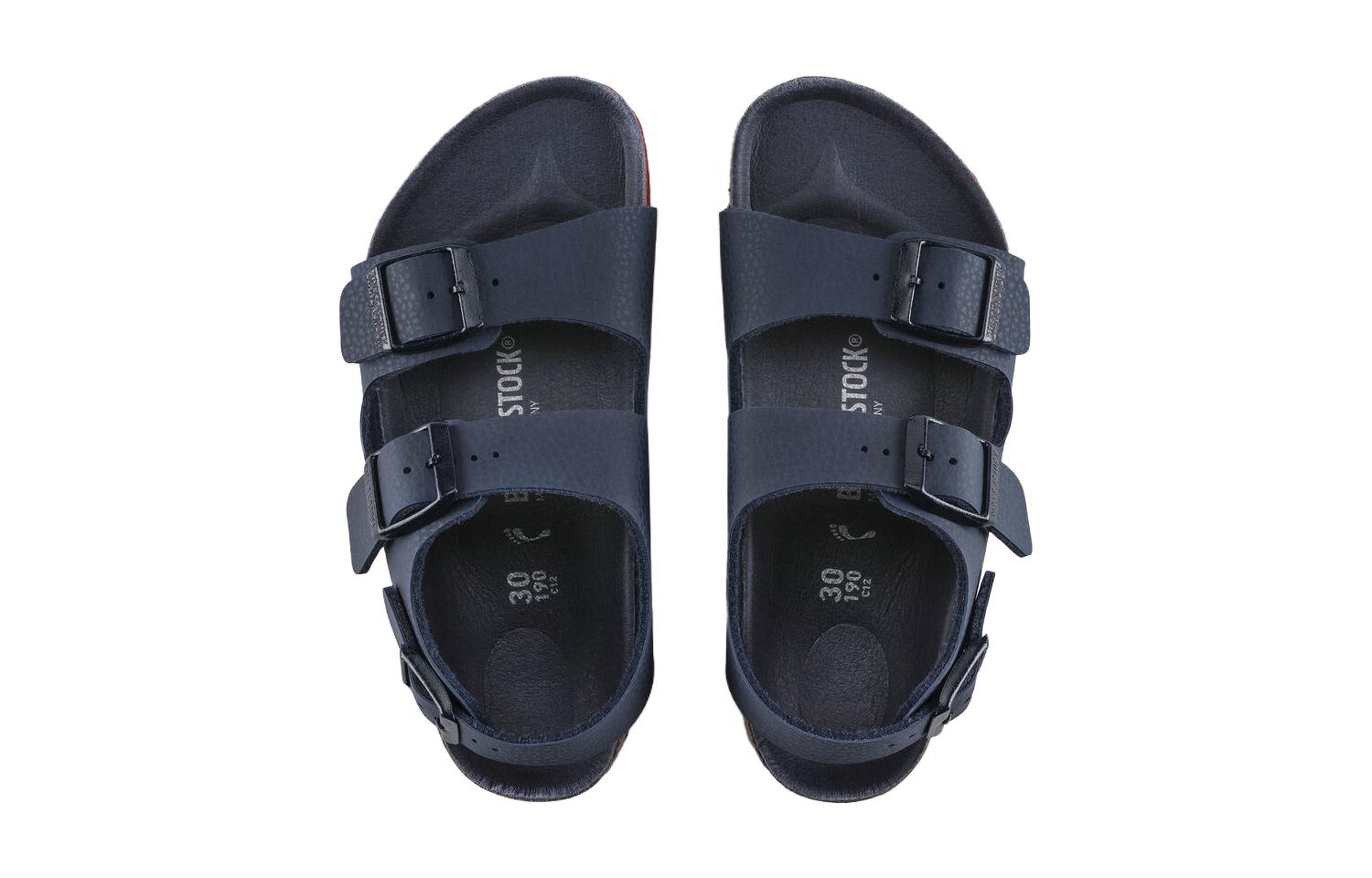 Shop (PS) Sandalias Birkenstock 'Azul Marino Estrechas' 1022211