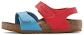 (Preschool) Birkenstock Sandals 'Red Blue Colorblock' 1024361