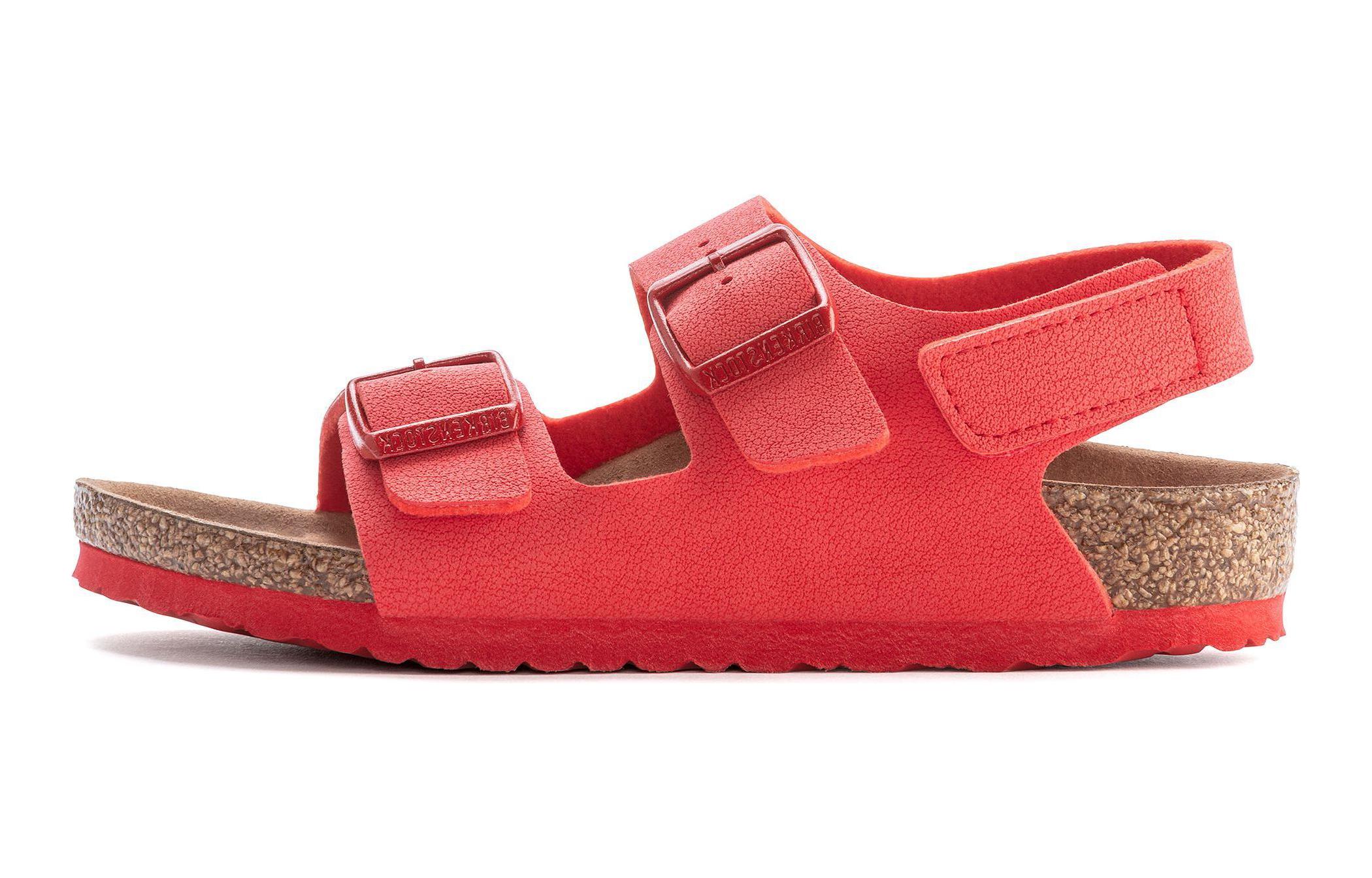 (PS) Birkenstock Sandals 'Red CMFT Buckle'