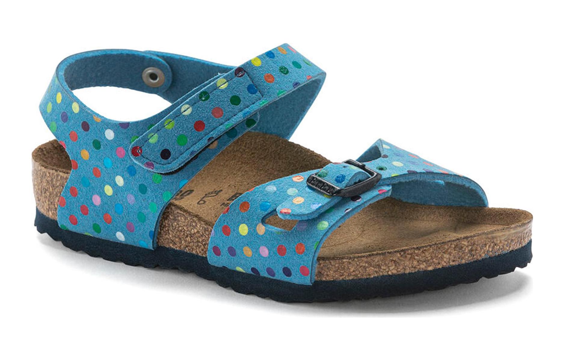 Lookbook (Preschool) Birkenstock Sandals 'Sky Blue Narrow' 1024340