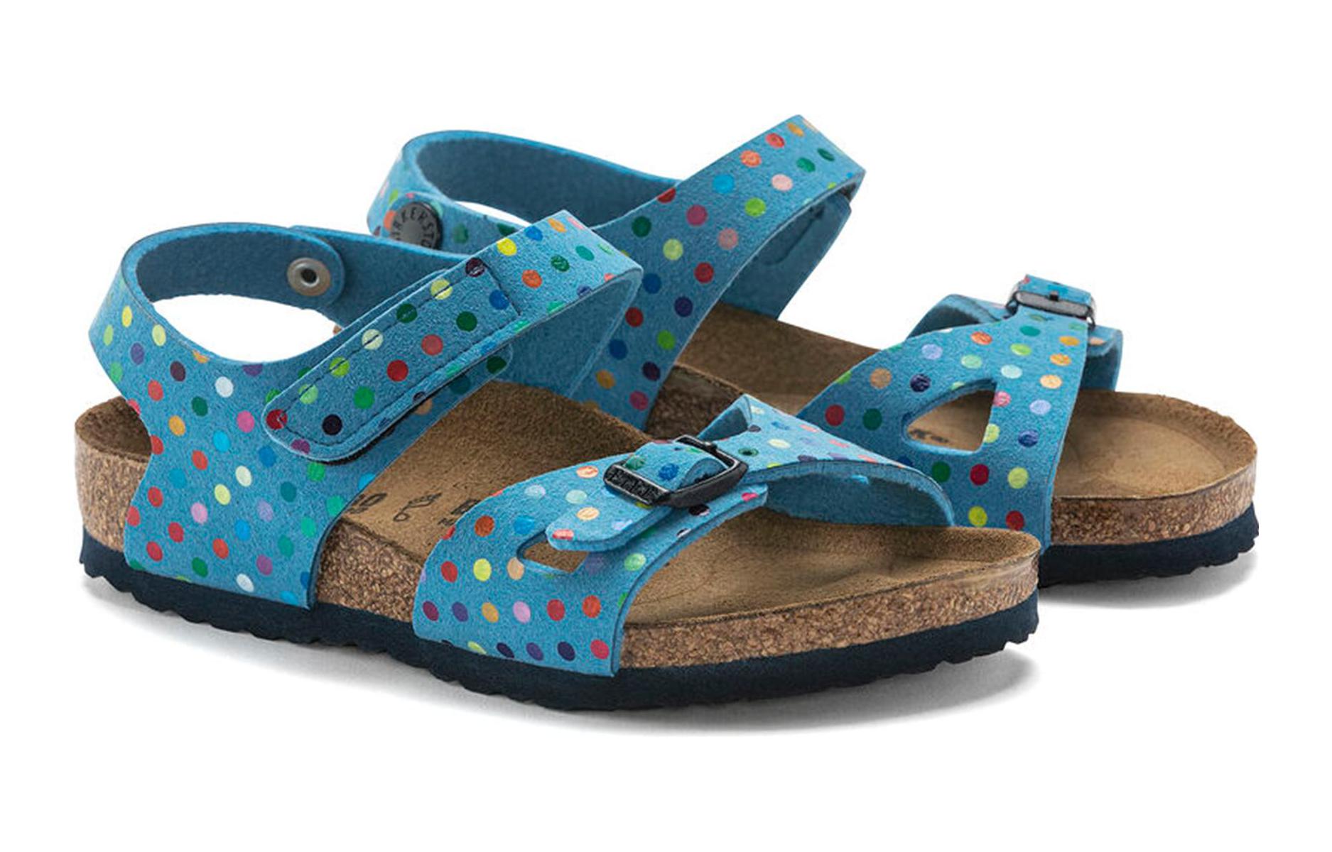 Shop (Preschool) Birkenstock Sandals 'Sky Blue Narrow' 1024340