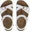 Shop (Preschool) Birkenstock Sandals 'White Buckle Comfort' 1024381