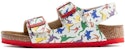 (Preschool) Birkenstock Sandals Narrow 'White Red Buckle' 1021736