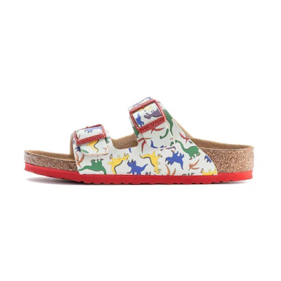 (PS) Birkenstock Sandals Narrow 'White Red Buckle'
