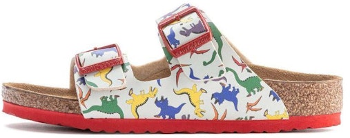 (Preschool) Birkenstock Sandals Narrow 'White Red Buckle' 1023415 (Preschool) Birkenstock Sandals Narrow 'White Red Buckle' 1023415