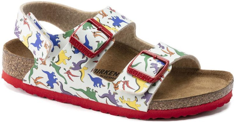 (Preschool) Birkenstock Sandals Narrow 'White Red Buckle' 1021736 Order (Preschool) Birkenstock Sandals Narrow 'White Red Buckle' 1021736