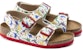 (Preschool) Birkenstock Sandals Narrow 'White Red Buckle' 1021736
