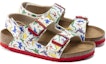 Lookbook (Preschool) Birkenstock Sandals Narrow 'White Red Buckle' 1021736