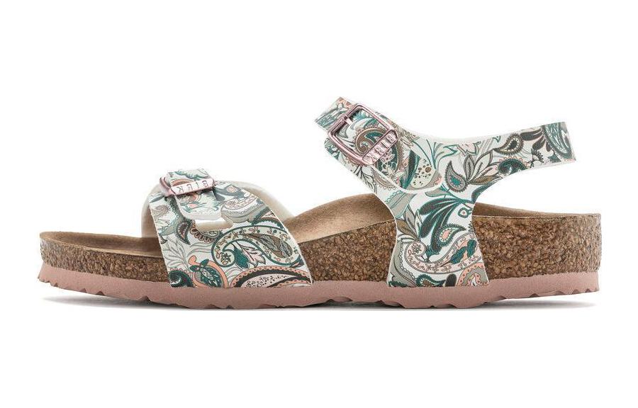 (Preschool) Birkenstock Sandals Narrow Fit 'Mint Green with Metal Buckle' 1024389