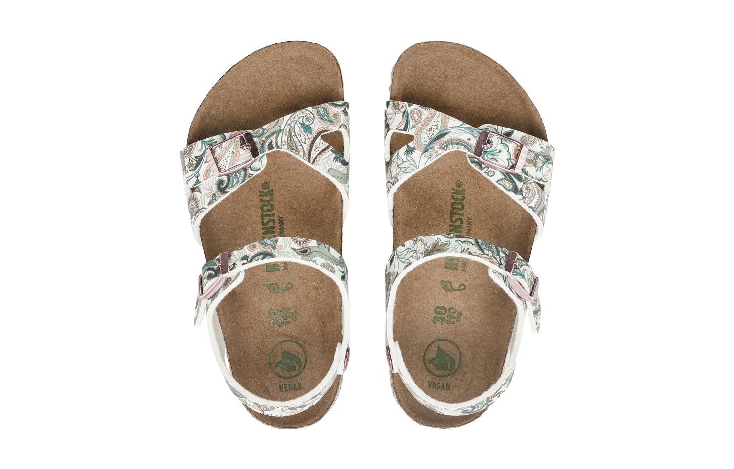 Shop (PS) Sandal Birkenstock Narrow Fit ''Hijau Pudina dengan Gesper Logam'' 1024389