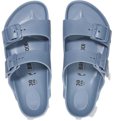 (Preschool) Birkenstock Slides 'Elemental Blue Narrow' 1026743 Shop (Preschool) Birkenstock Slides 'Elemental Blue Narrow' 1026743