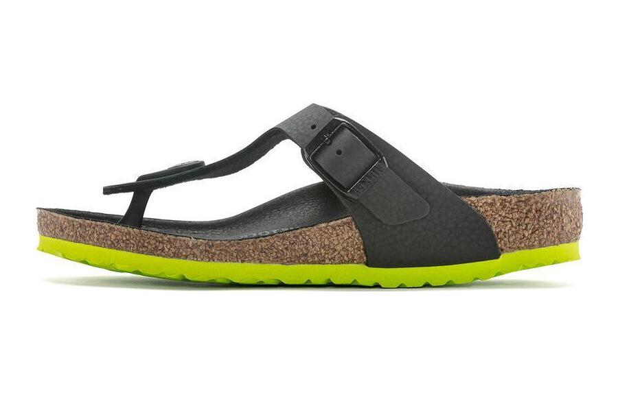 (Preschool) Birkenstock Slides 'Simplified Comfort Black' 1024380