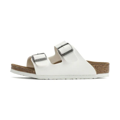 (PS) Birkenstock Slides 'White CMFT Buckle'