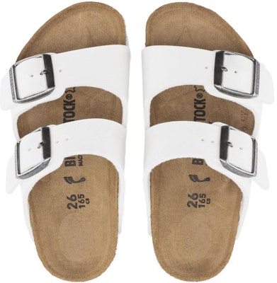 (Preschool) Birkenstock Slides 'White Comfort Buckle' 1025149 Shop (Preschool) Birkenstock Slides 'White Comfort Buckle' 1025149