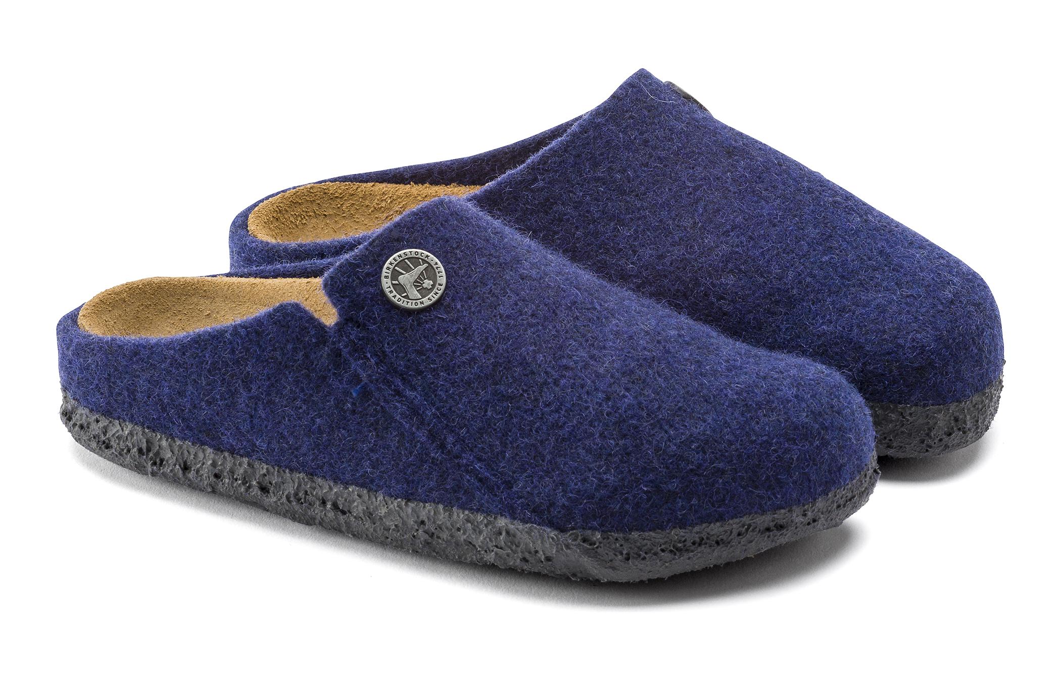 Lookbook (PS) 버켄스탁 슬리퍼 '딥 블루 쉽스킨' 1016528