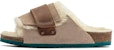 (Preschool) Birkenstock Slipper 'Light Brown Fleece Comfort' 1023323