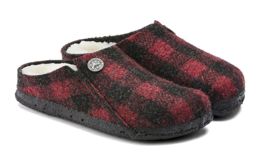 Lookbook (PS) Birkenstock 拖鞋 '紅色格紋' 1017798