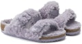 Lookbook (Preschool) Birkenstock Slippers 'Misty Purple Shearling' 1023314