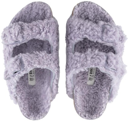 (Preschool) Birkenstock Slippers 'Misty Purple Shearling' 1023314 Shop (Preschool) Birkenstock Slippers 'Misty Purple Shearling' 1023314