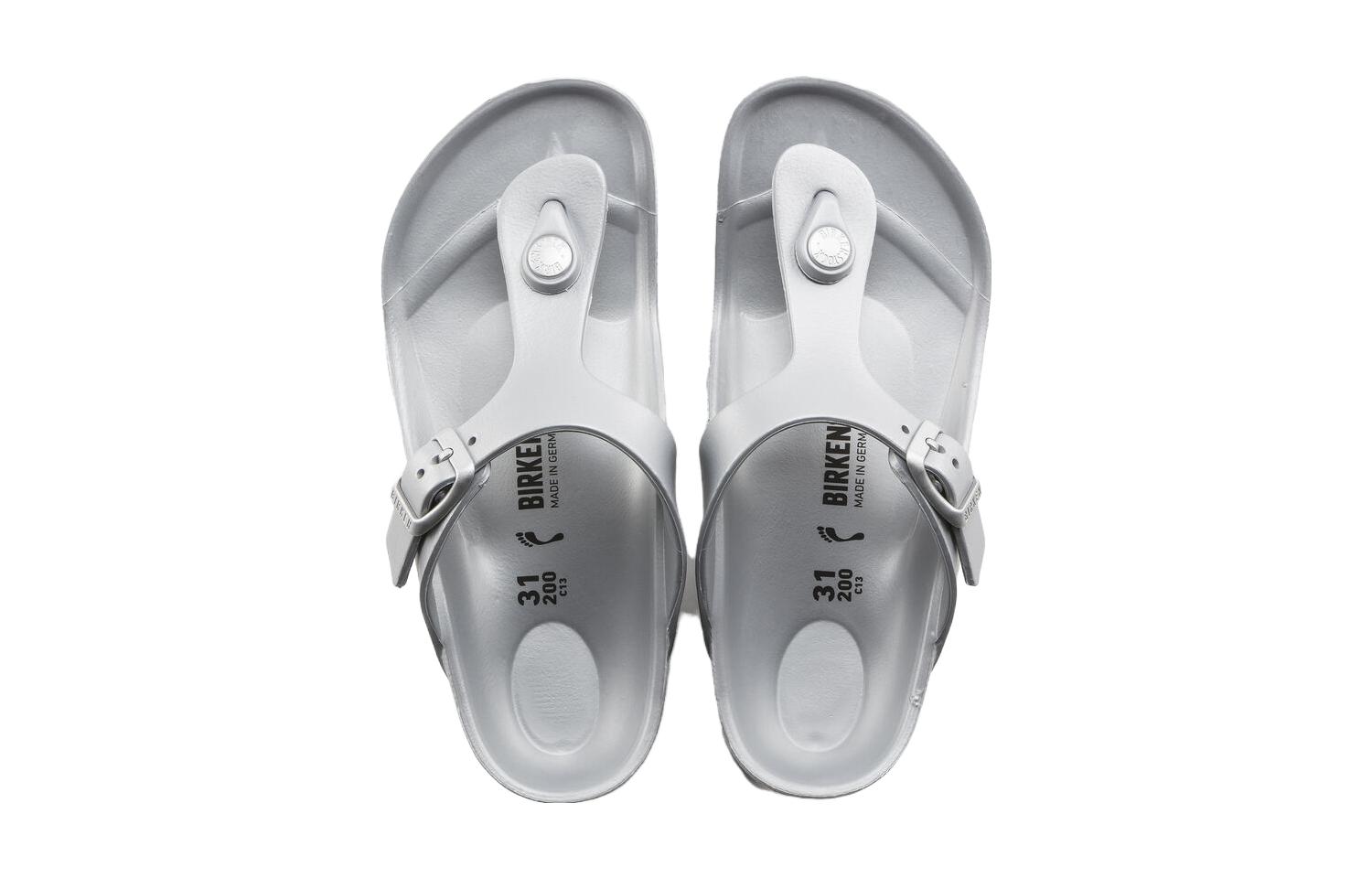 Shop (PS) Pantuflas Birkenstock 'Hebilla Plateada' 1003497