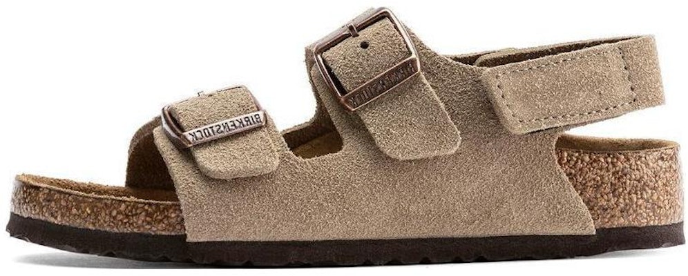 (Preschool) Birkenstock Suede Comfort Buckle 'Grey-Brown' 1021627 Buy (Preschool) Birkenstock Suede Comfort Buckle 'Grey-Brown' 1021627