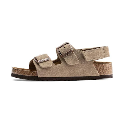 (PS) Birkenstock Suede CMFT Buckle 'Grey-Brown'