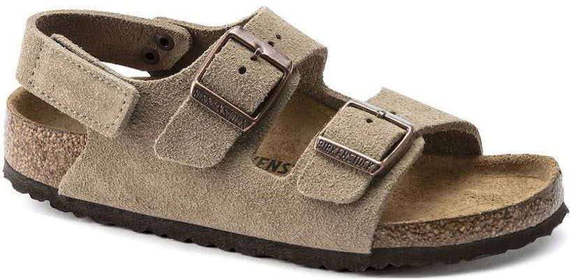 (Preschool) Birkenstock Suede Comfort Buckle 'Grey-Brown' 1021627 Order (Preschool) Birkenstock Suede Comfort Buckle 'Grey-Brown' 1021627
