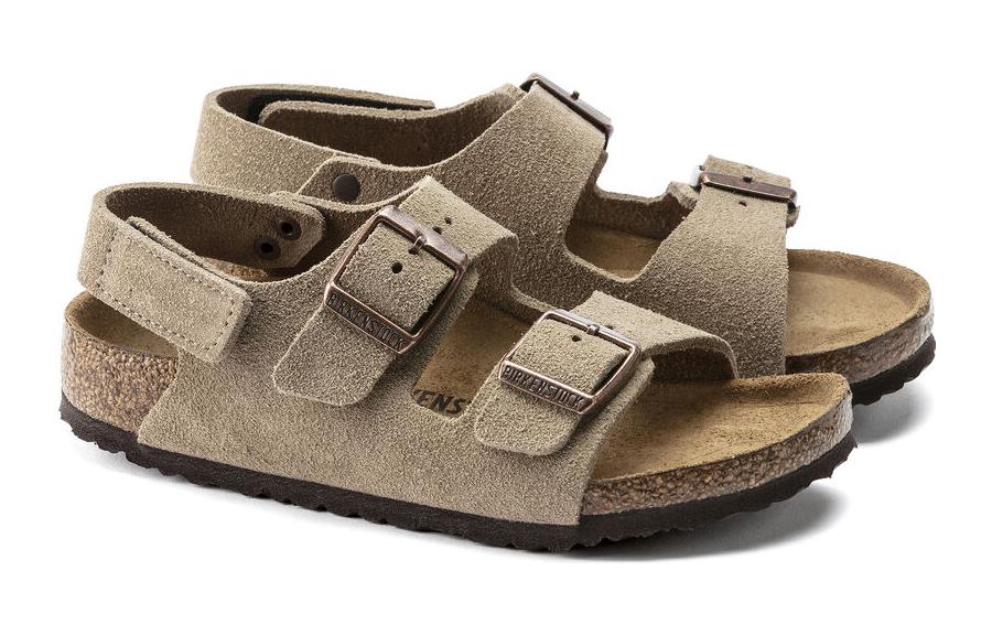 Lookbook (PS) Birkenstock Suede Comfort Buckle ''Kelabu-Coklat'' 1021627