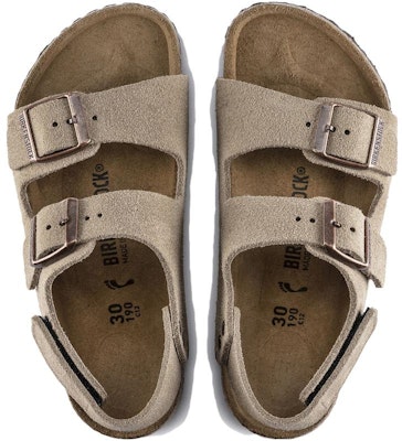 (Preschool) Birkenstock Suede Comfort Buckle 'Grey-Brown' 1021627 Shop (Preschool) Birkenstock Suede Comfort Buckle 'Grey-Brown' 1021627