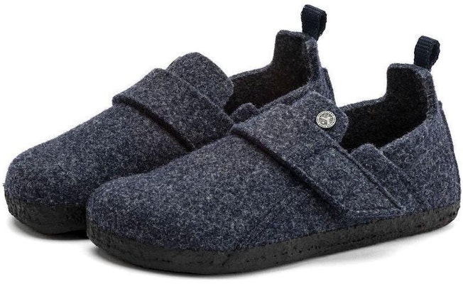 (Preschool) Birkenstock Suede Round-Toe Slip-On 'Blue' 1023109 Lookbook (Preschool) Birkenstock Suede Round-Toe Slip-On 'Blue' 1023109