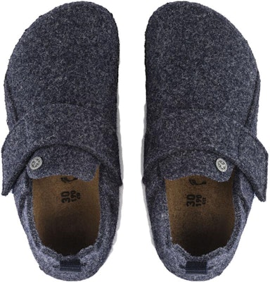 (Preschool) Birkenstock Suede Round-Toe Slip-On 'Blue' 1023109 Shop (Preschool) Birkenstock Suede Round-Toe Slip-On 'Blue' 1023109