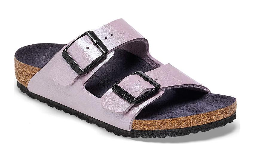 Lookbook (PS) Birkenstock 紫色窄版麂皮圓頭便鞋涼鞋 1025139