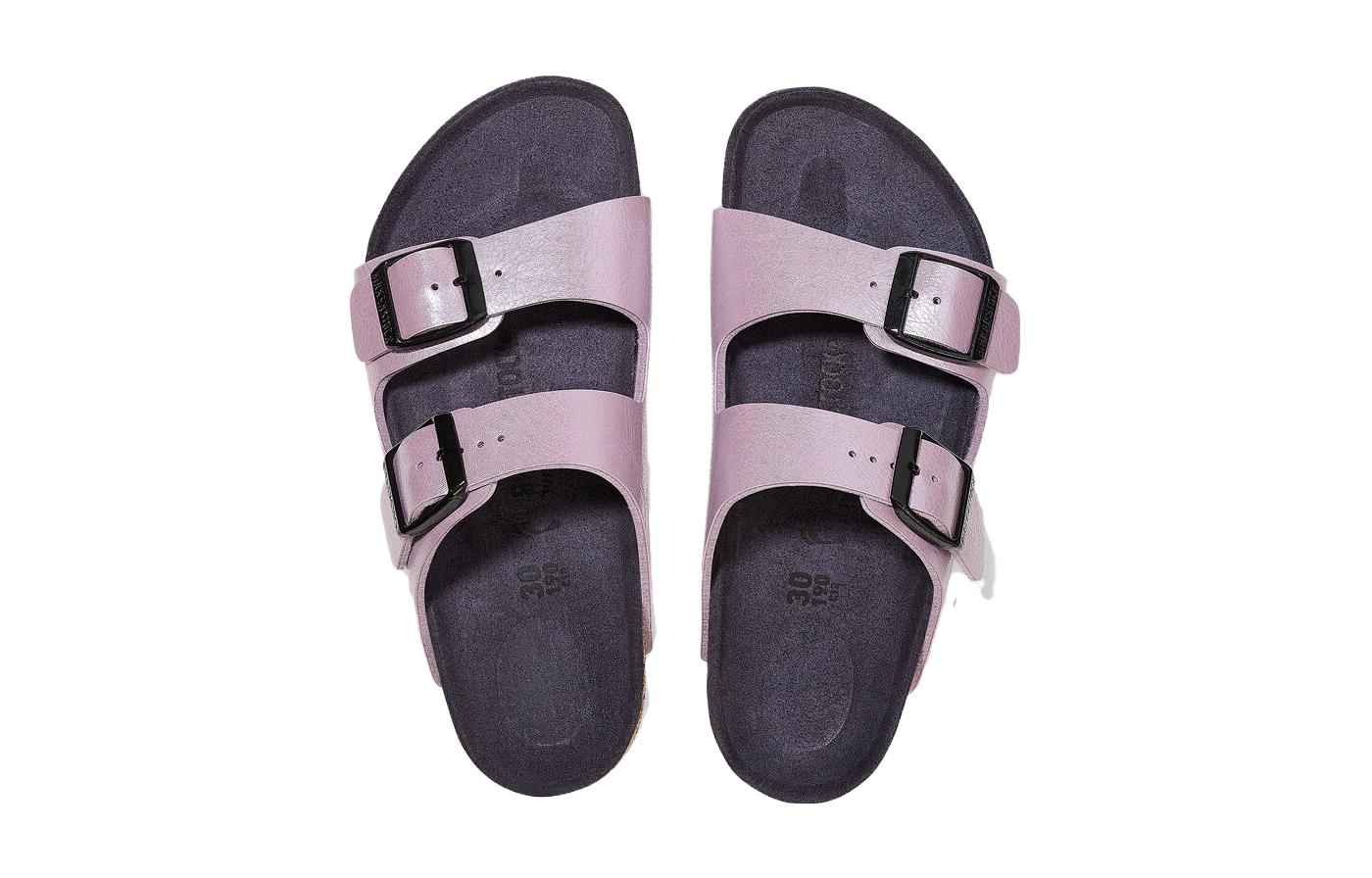 Shop (PS) Birkenstock 紫色窄版麂皮圓頭便鞋涼鞋 1025139